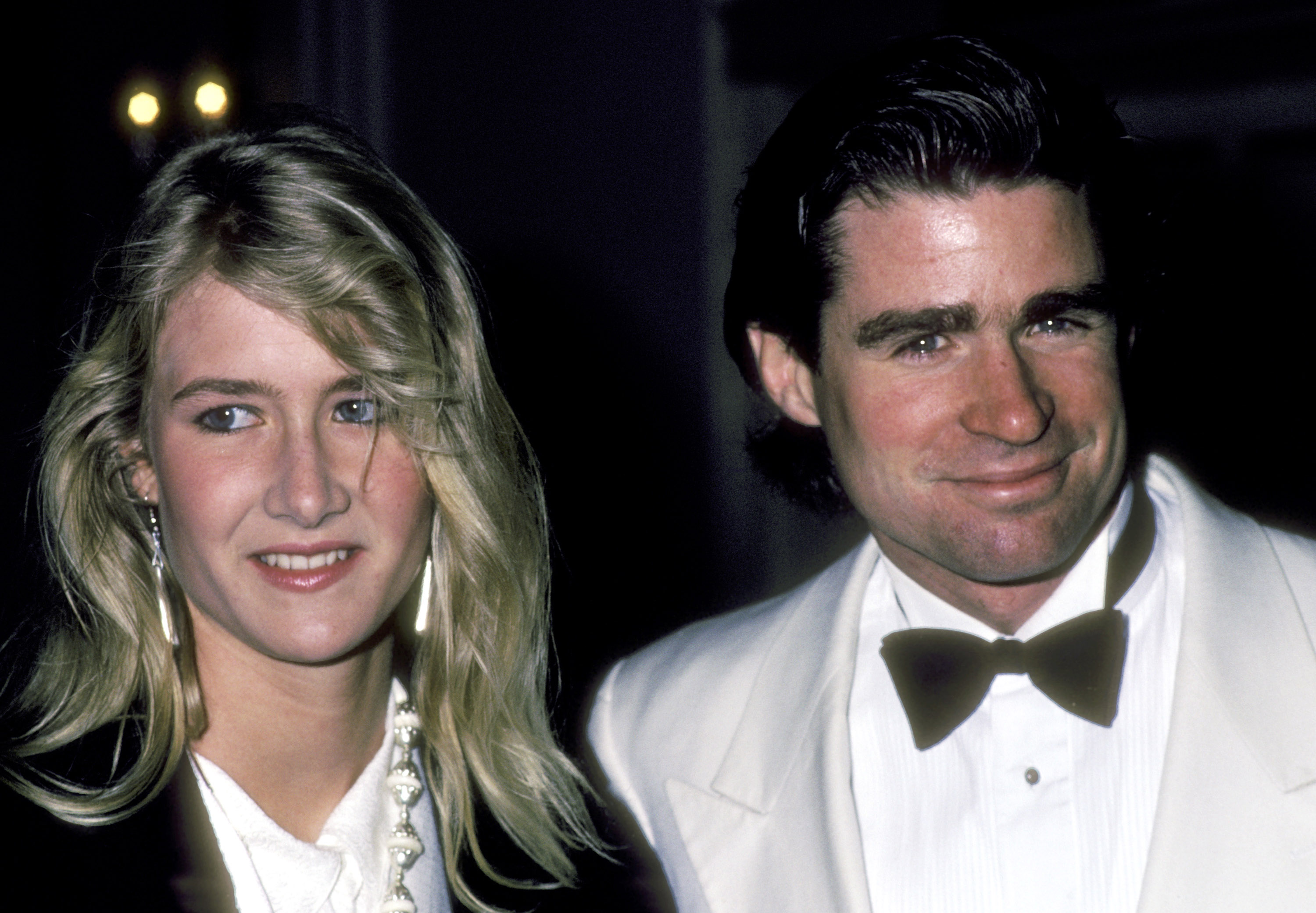 Laura Dern and Treat Williams in New York City on April 15, 1985 | Source: Getty Images