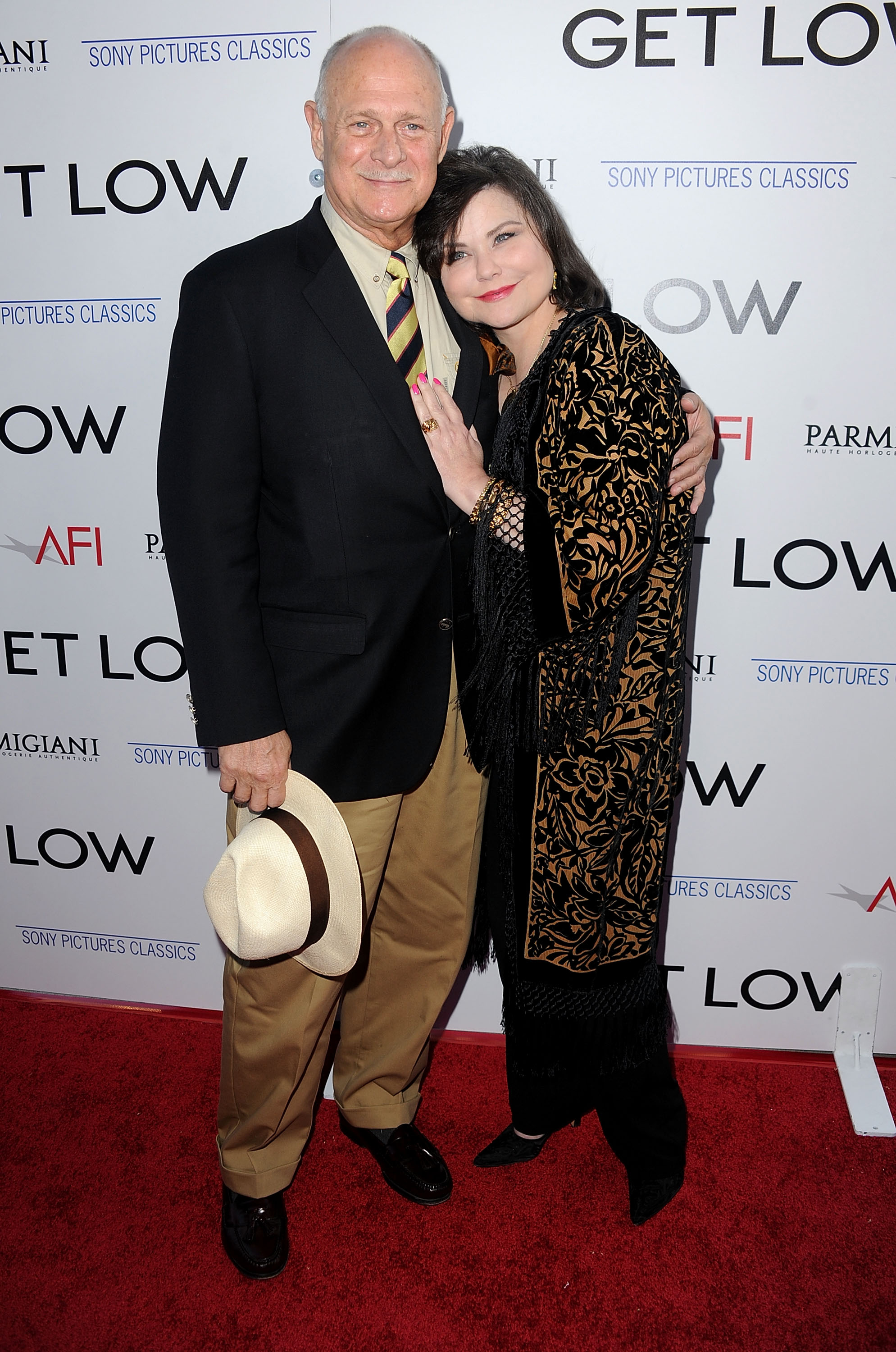 Actor Gerald McRaney (L) and actress Delta Burke arrive at AFI Associates & Sony Pictures Classics' premiere Of "Get Low" held at the Samuel Goldwyn Theater inside The Academy of Motion Picture Arts and Sciences on July 27, 2010, in Beverly Hills, California. | Source: Getty Images