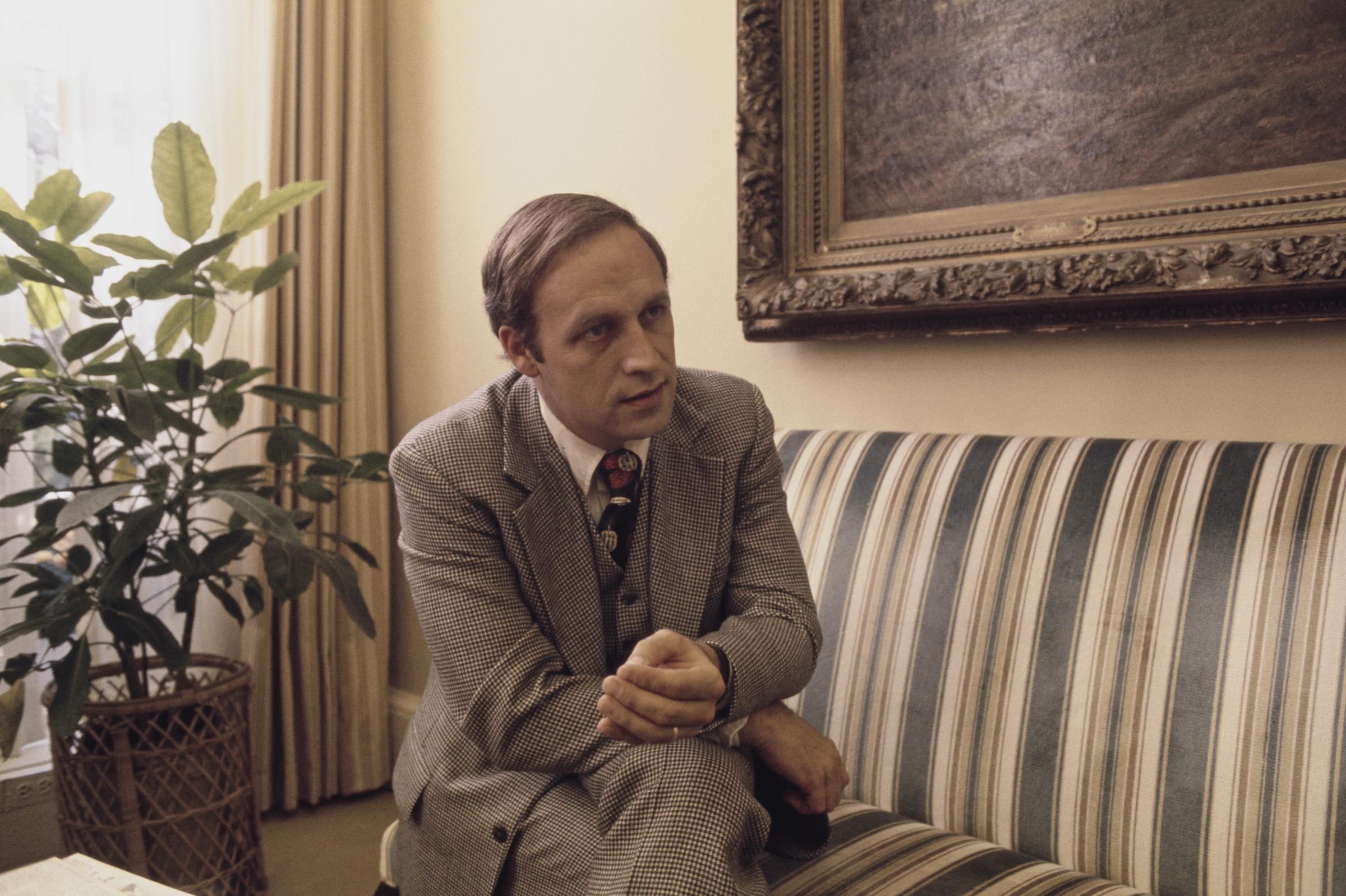 Dick Cheney is pictured in his office as newly-designated Chief of Staff at the White House, Washington, on November 5, 1975 | Source: Getty Images
