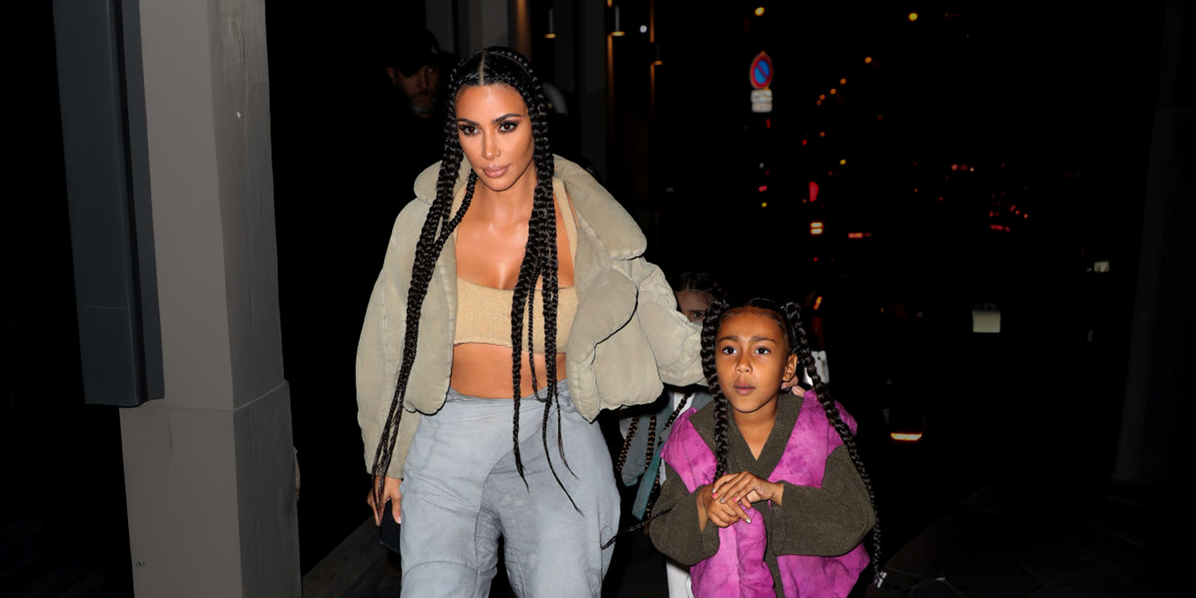 Kim Kardashian and North West. | Source: Getty Images