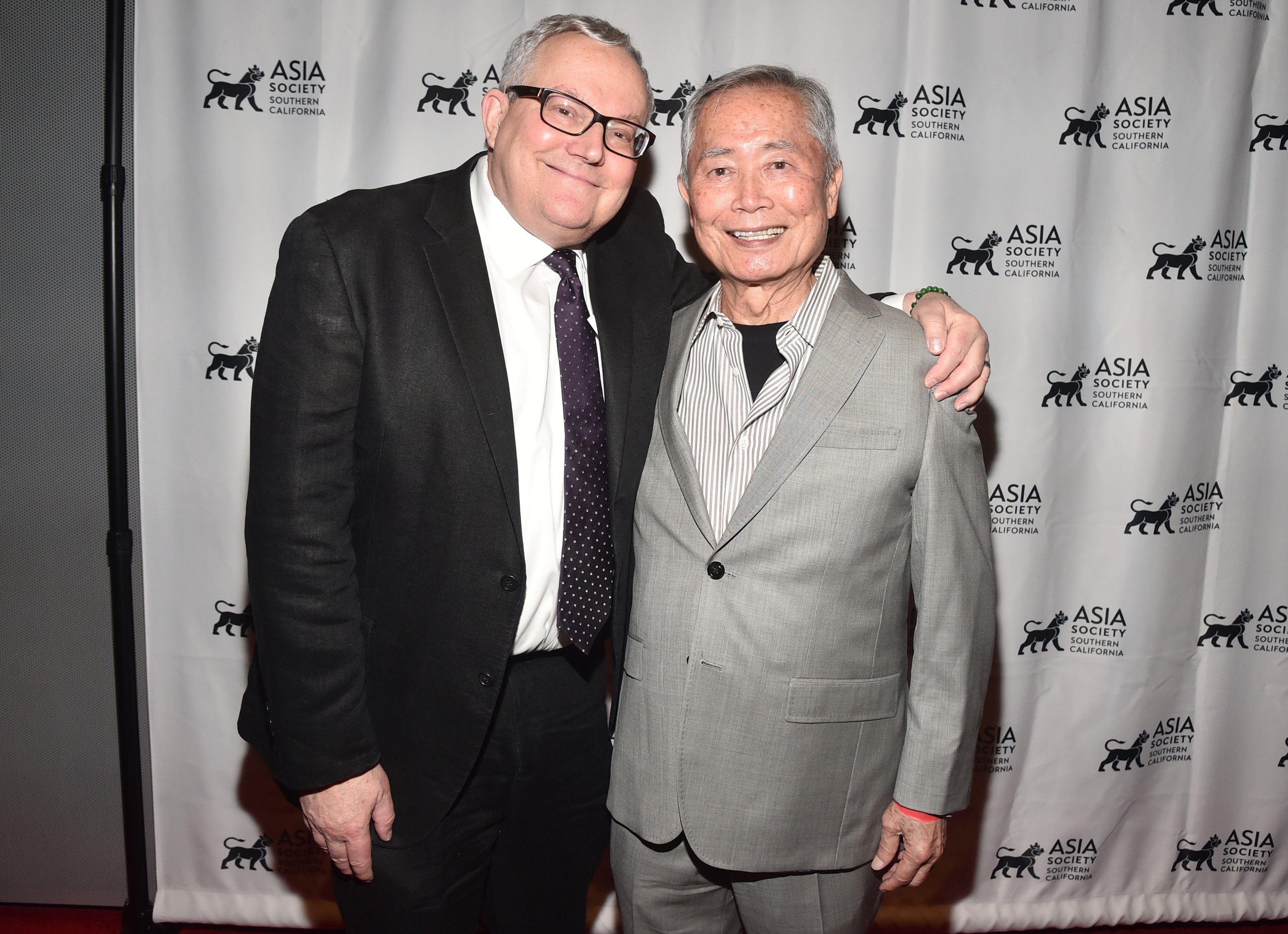 Brad Altman and George Takei at the U.S.-Asia Entertainment Summit in Los Angeles on November 1, 2021 | Source: Getty Images