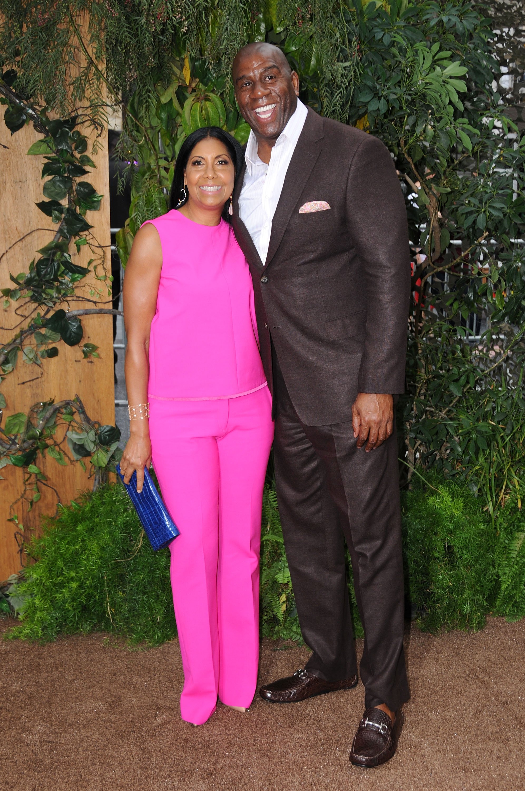 Cookie Johnson and Magic Johnson at the' 'The Legend Of Tarzan' premiere at the TCL Chinese Theatre on June 27, 2016 in Hollywood, California.|Source: Getty Images