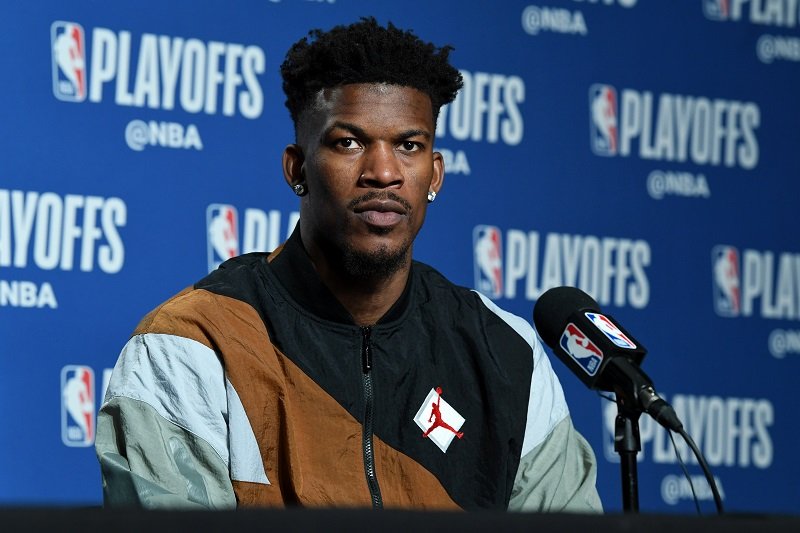 Jimmy Butler on May 12, 2019 at the Scotiabank Arena in Toronto, Ontario, Canada | Photo: Getty Images