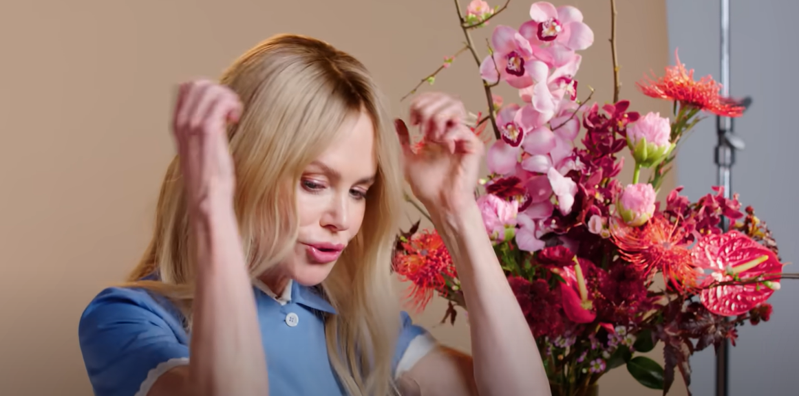 Nicole Kidman talks about her wild curly hair, in a video post dated May 22, 2025 | Source: YouTube/Allure