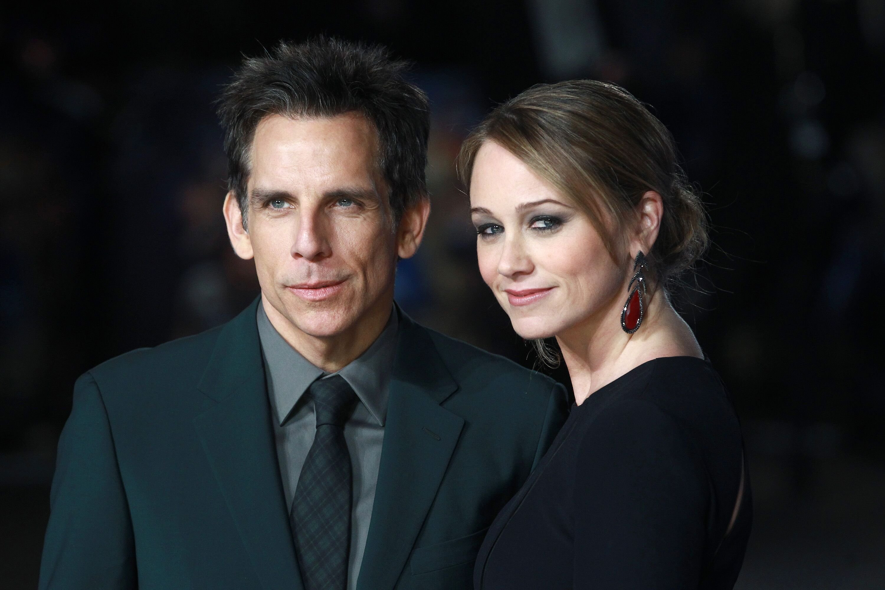 Ben Stiller and Christine Taylor attends the UK Premiere of "Night At The Museum: Secret Of The Tomb" at Empire Leicester Square on December 15, 2014 in London, England. | Source: Getty Images