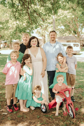 The Moore Family - Caleb, his parents, and siblings, dated June 13, 2025 | Source: Gofundme