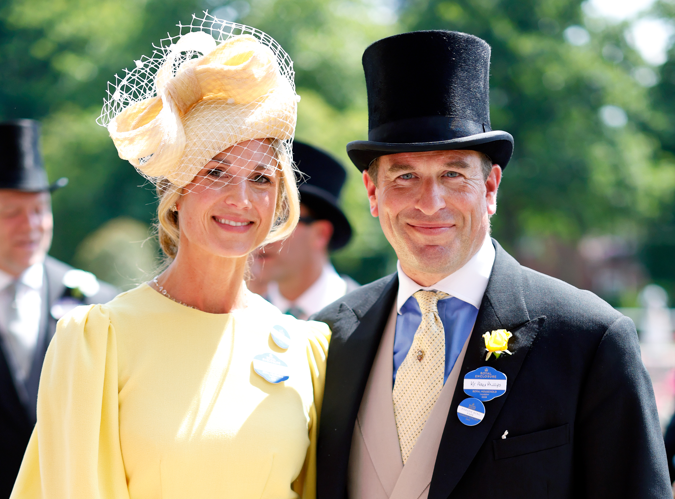 Harriet Sperling and Peter Phillips attend Day Three, "Ladies Day", of Royal Ascot at Ascot Racecourse on 19 June 2025 in Ascot, England. | Source: Getty Images