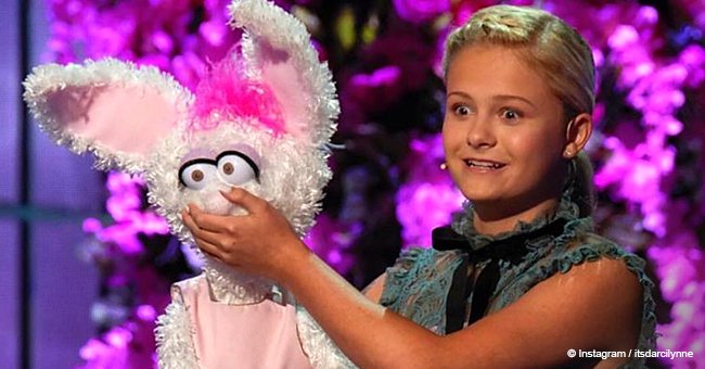 Darci Lynne brilliantly performed the national anthem, showing off her real voice