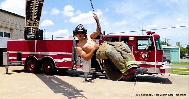 Handsome firemen steal the show with their epic lip sync video