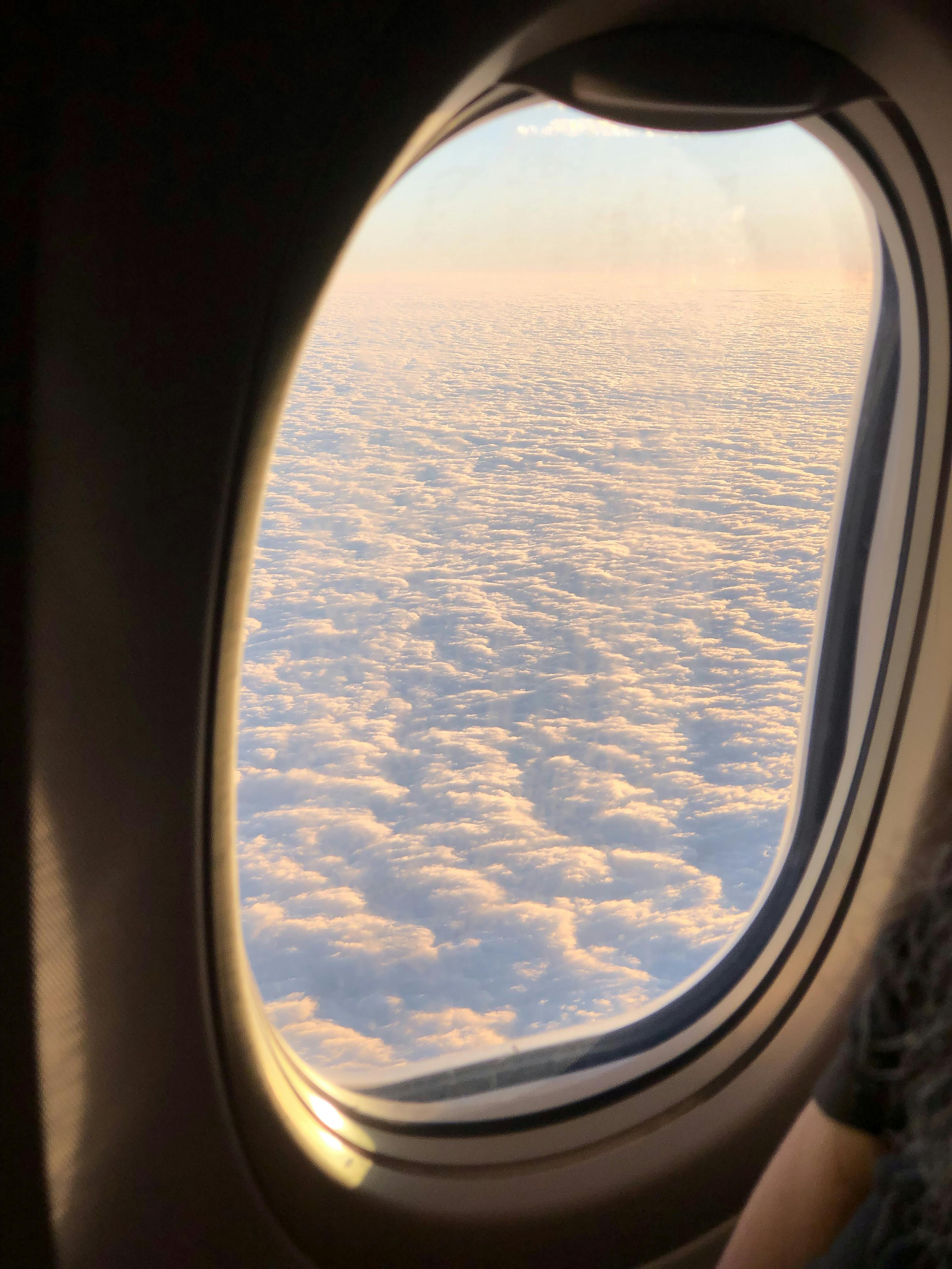 The view from an airplane window | Source: Pexels