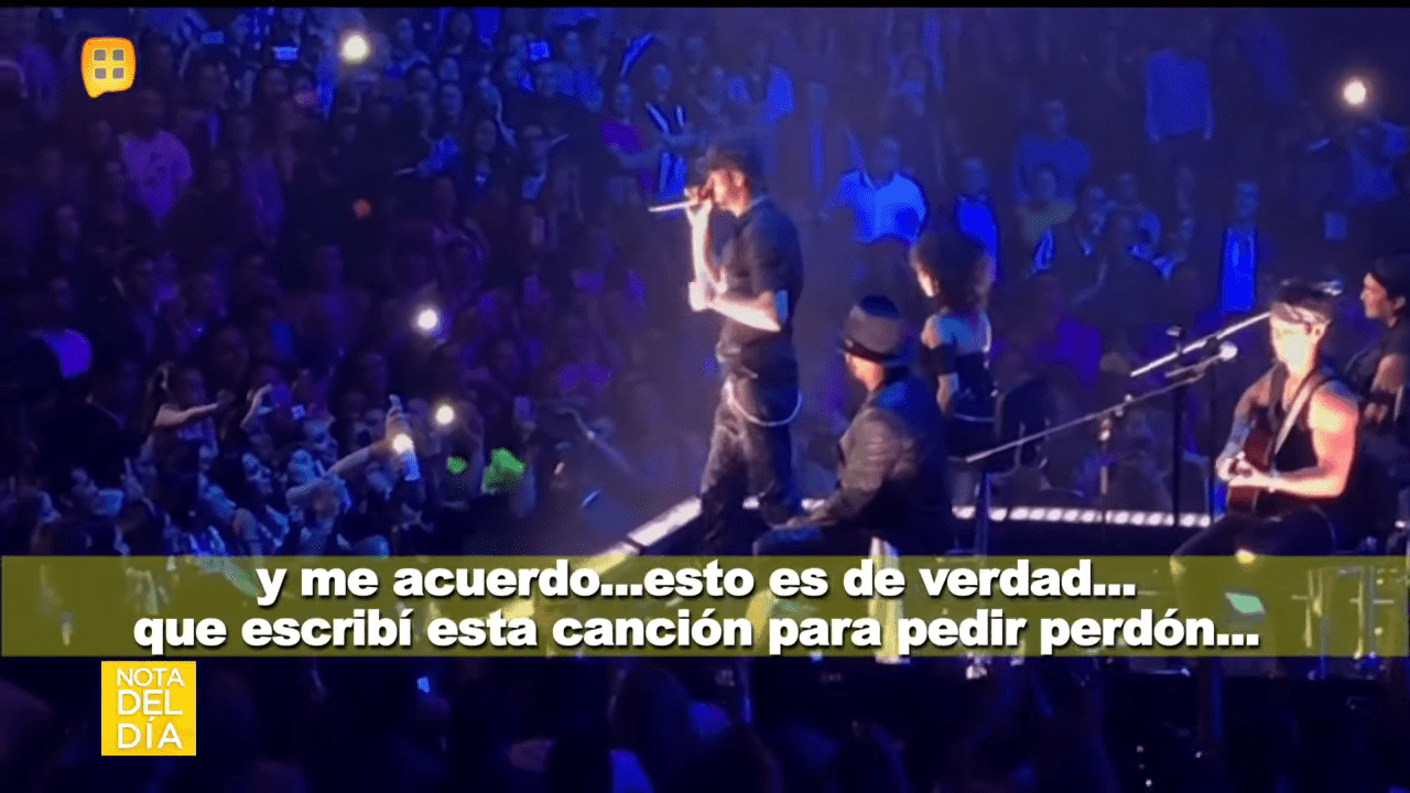 Enrique hablándole a su público en México │Imagen tomada de YouTube / Ventaneando Enrique hablándole a su público en México │Imagen tomada de YouTube / Ventaneando