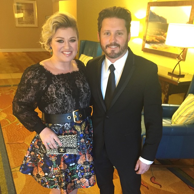 Kelly Clarkson and Brandon Blackstock from a post dated March 29, 2015. | Source: Instagram/kellyclarkson