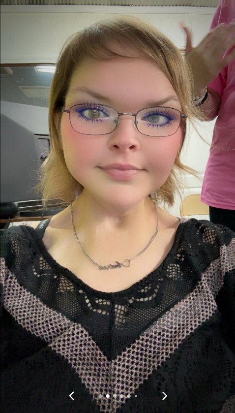 Tammy Slaton in a black blouse and glasses, from a video post dated July 21, 2025 | Source: TikTok/tammy.l.slaton