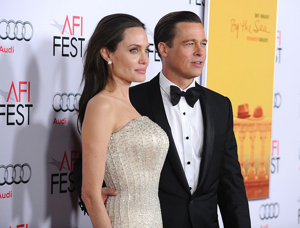 Angelina Jolie and Brad Pitt at the premiere of "By the Sea" at the 2015 AFI Fest, Los Angeles. | Photo: Getty Images