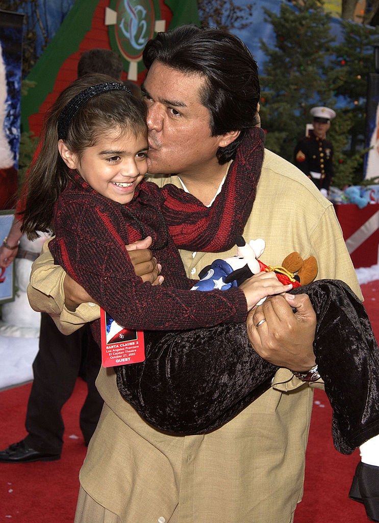 George Lopez and daughter Mayan during "The Santa Clause 2" Premiere at El Capitan Theatre in Hollywood, California, United States. | Source: Getty Images