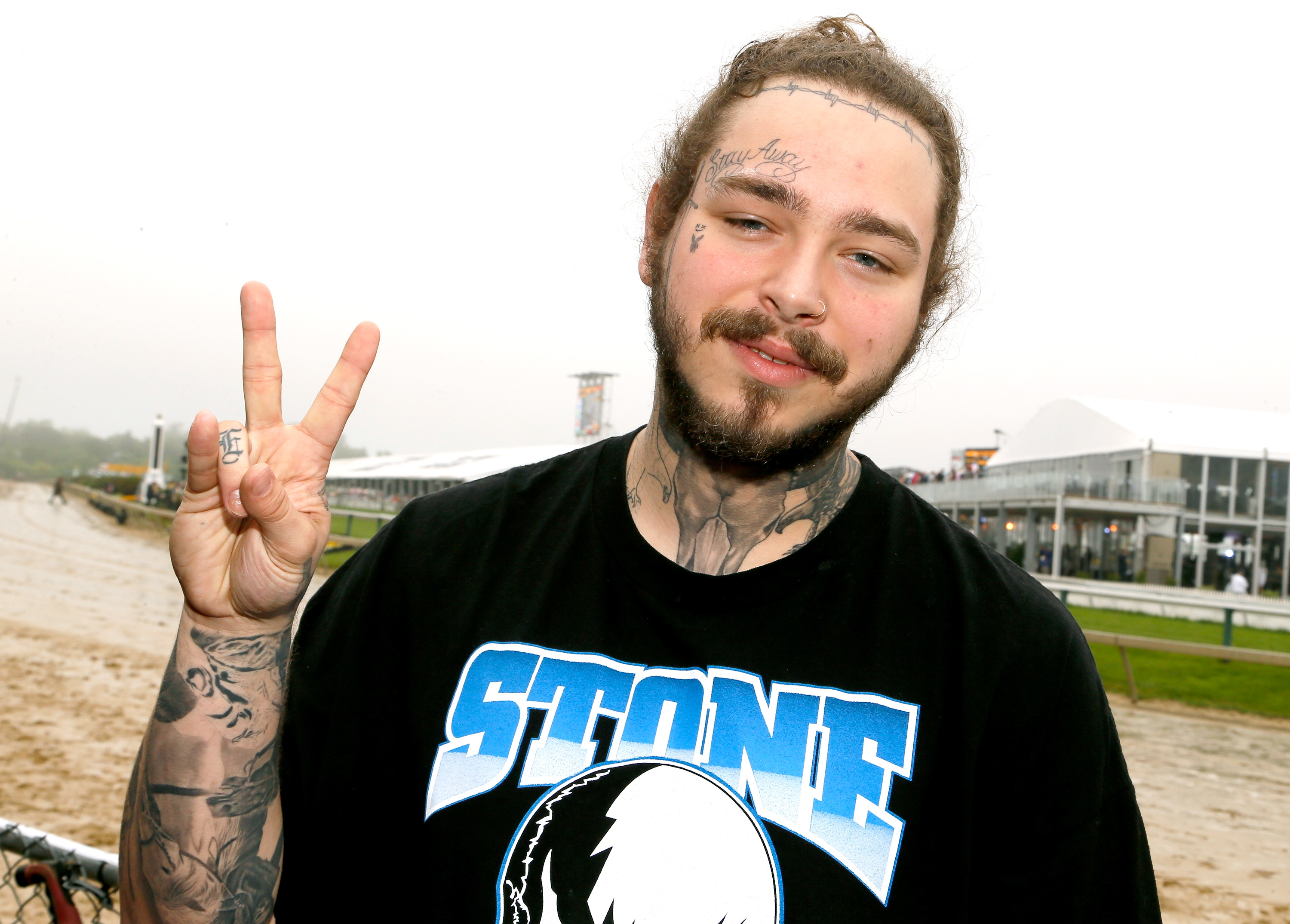 Post Malone attends The Stronach Group Chalet at 143rd Preakness Stakes on May 19, 2018, in Baltimore, Maryland. | Source: Getty Images