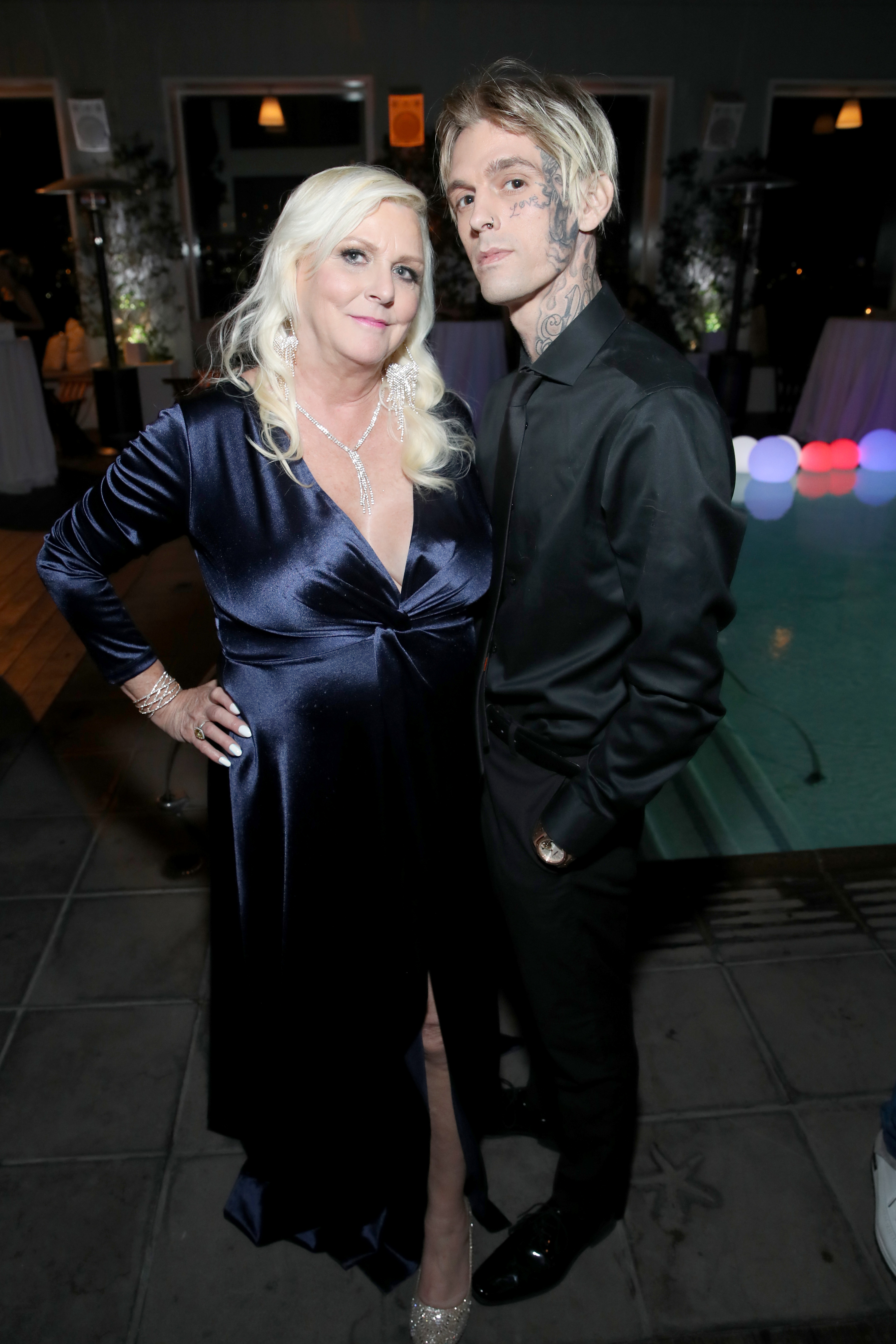 Jane Carter and Aaron Carter at WE tv’s "Marriage Boot Camp" event, Los Angeles, October 10, 2019 | Getty Images