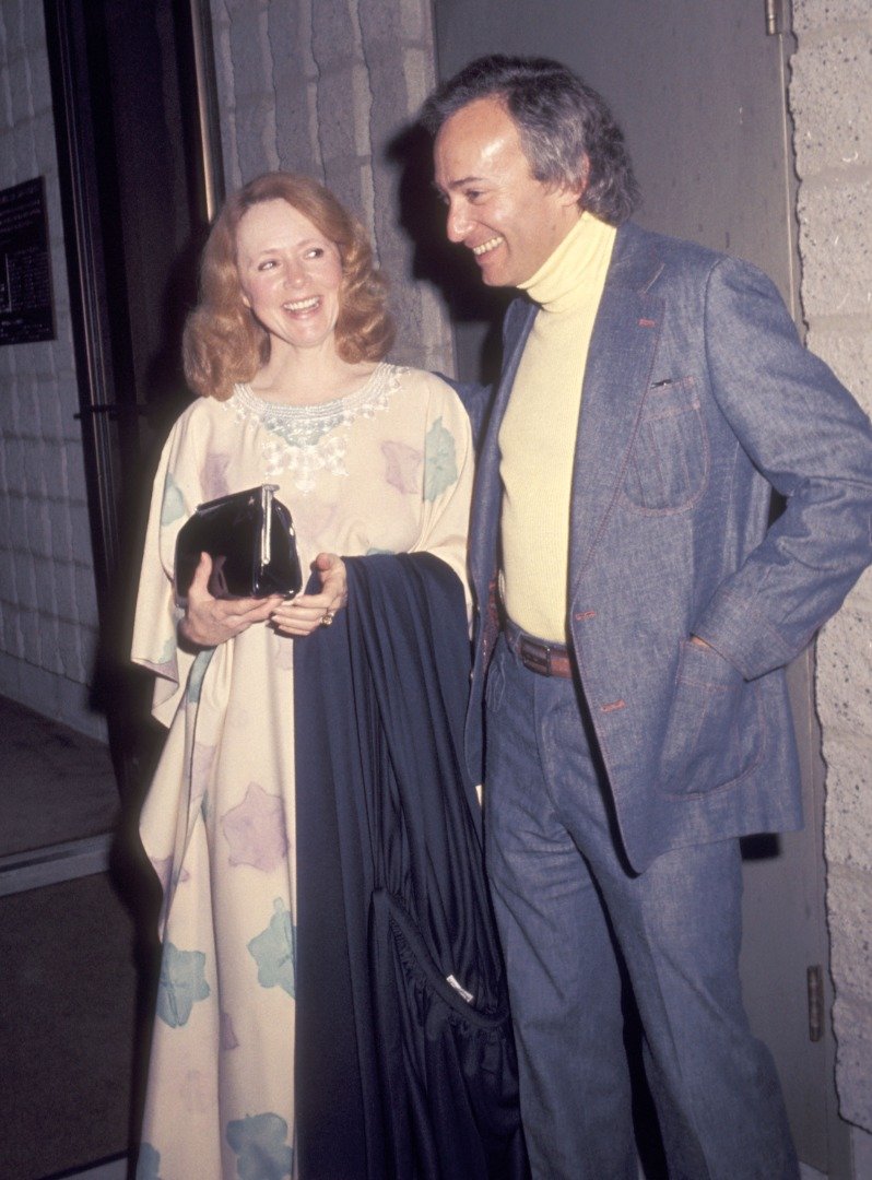 Actress Piper Laurie and husband Joe Morgenstern attend the Academy of Motion Picture Arts & Sciences Salutes Foreign Movie Stars on March 26, 1977 | Source: Getty Images