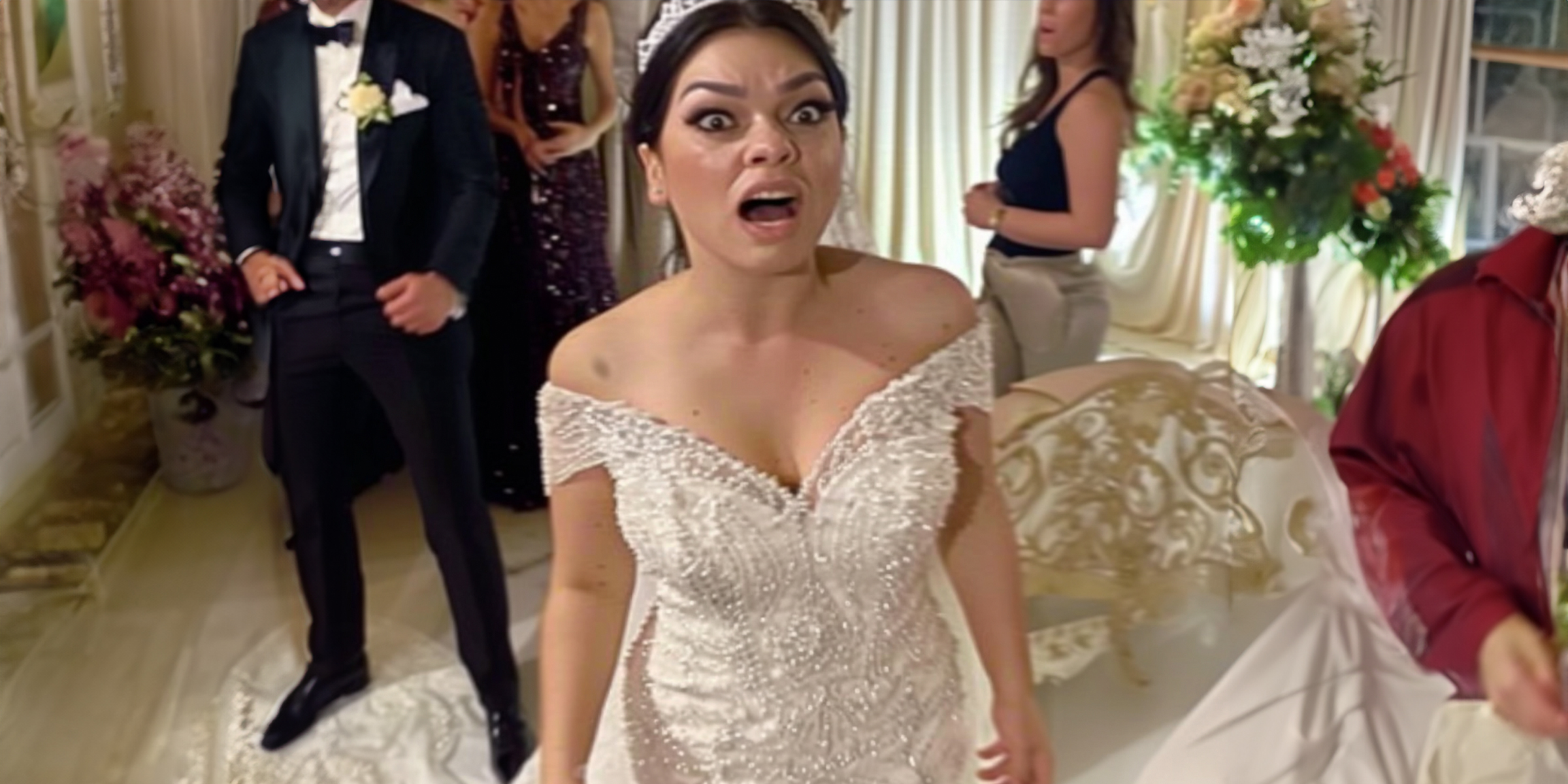 A shocked bride at her wedding | Source: AmoMama