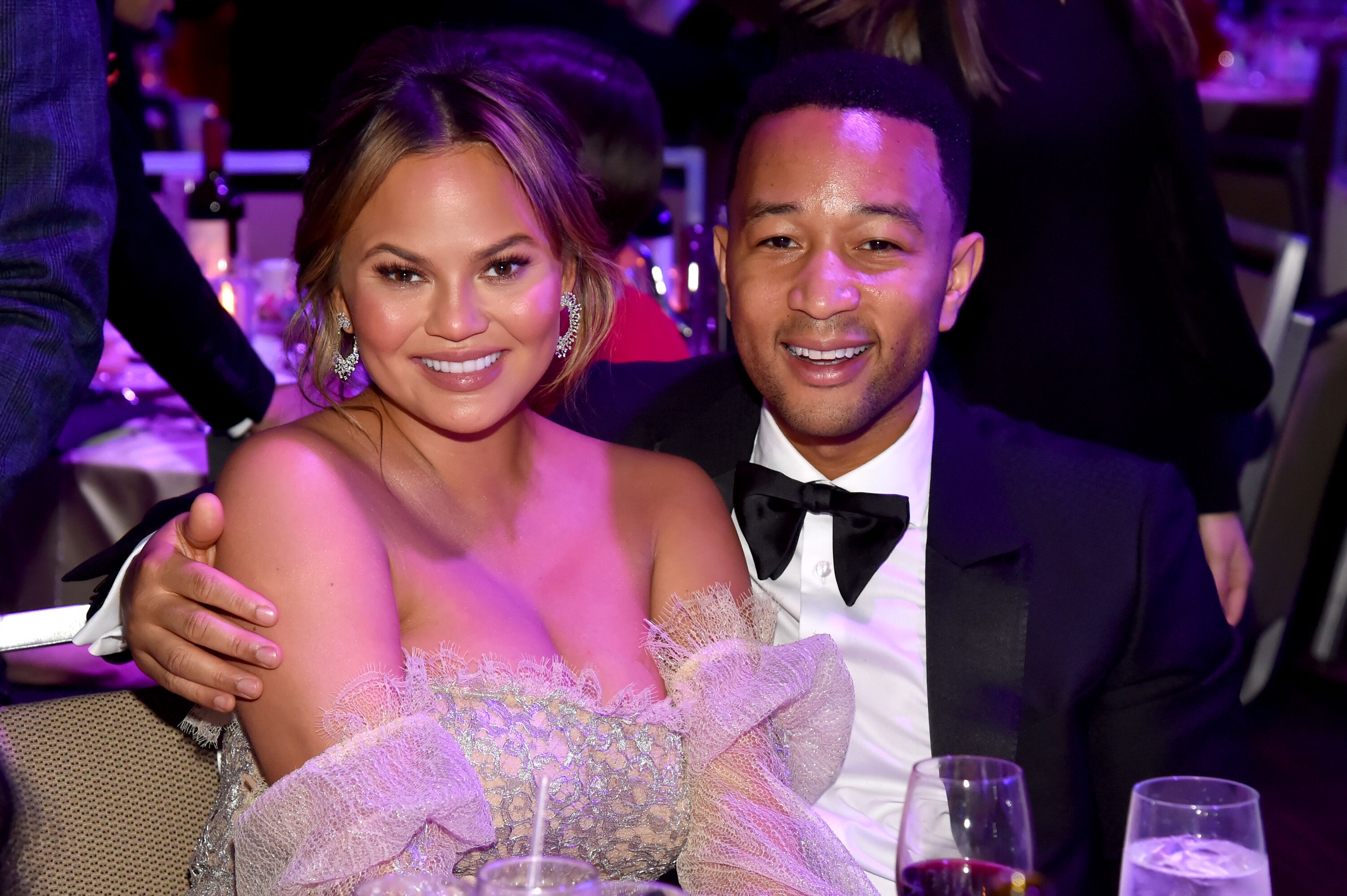 Singer John Legend and his wife Chrissy Teigen/ Source: Getty Images