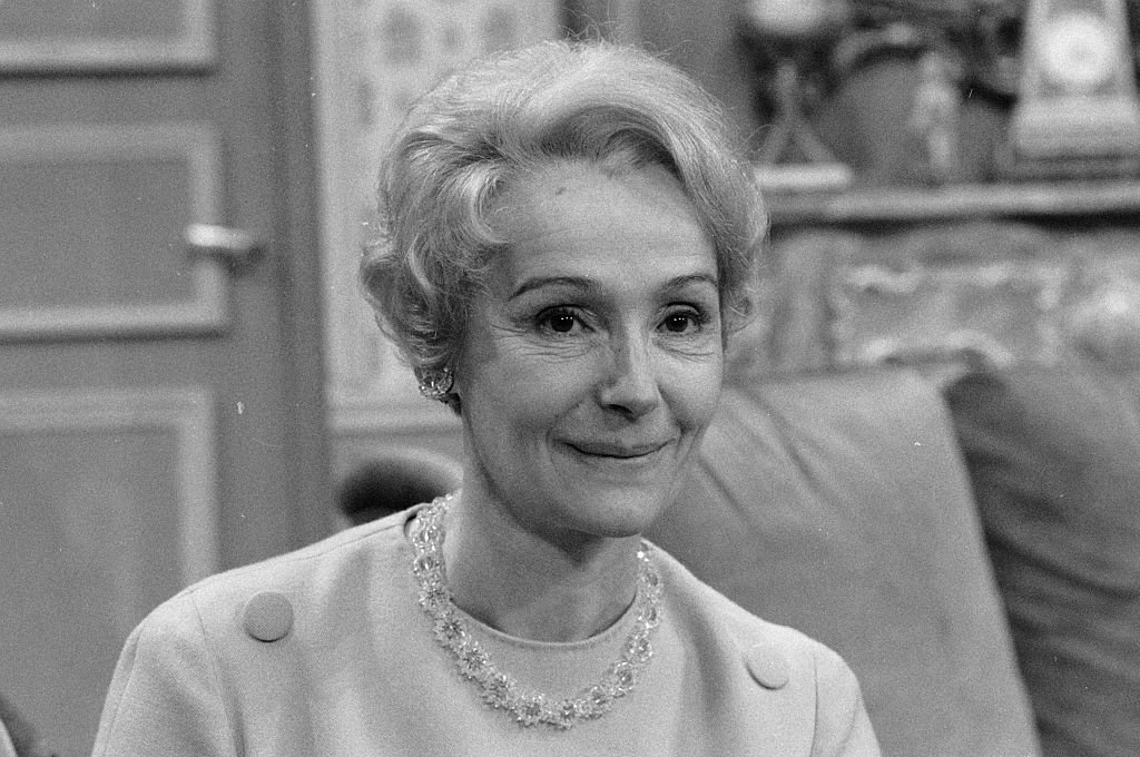 Gisèle Casadesus dans "Caroline a disparu", pièce réalisée par Pierre Sabbagh pour la série télévisée "Au théâtre ce soir". | Photo : Getty Images