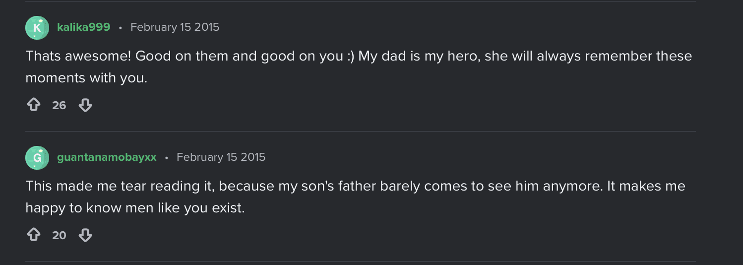 Netizens share their thoughts on the single father's emotional Imgur post. | Photo: imgur.com/user/takopoke