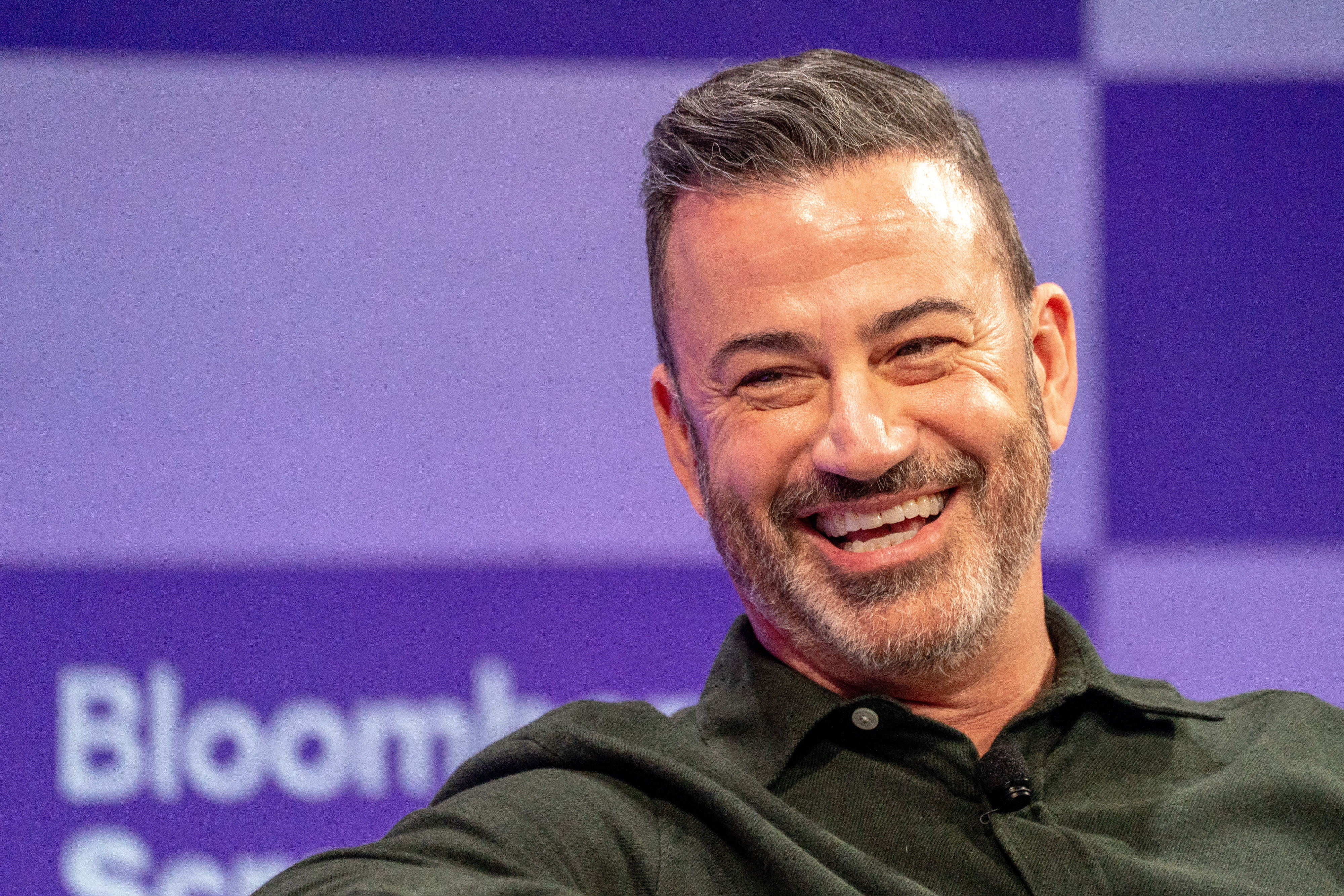 Jimmy Kimmel during the Bloomberg Screentime event in Los Angeles, California on October 8, 2025. | Source: Getty Images