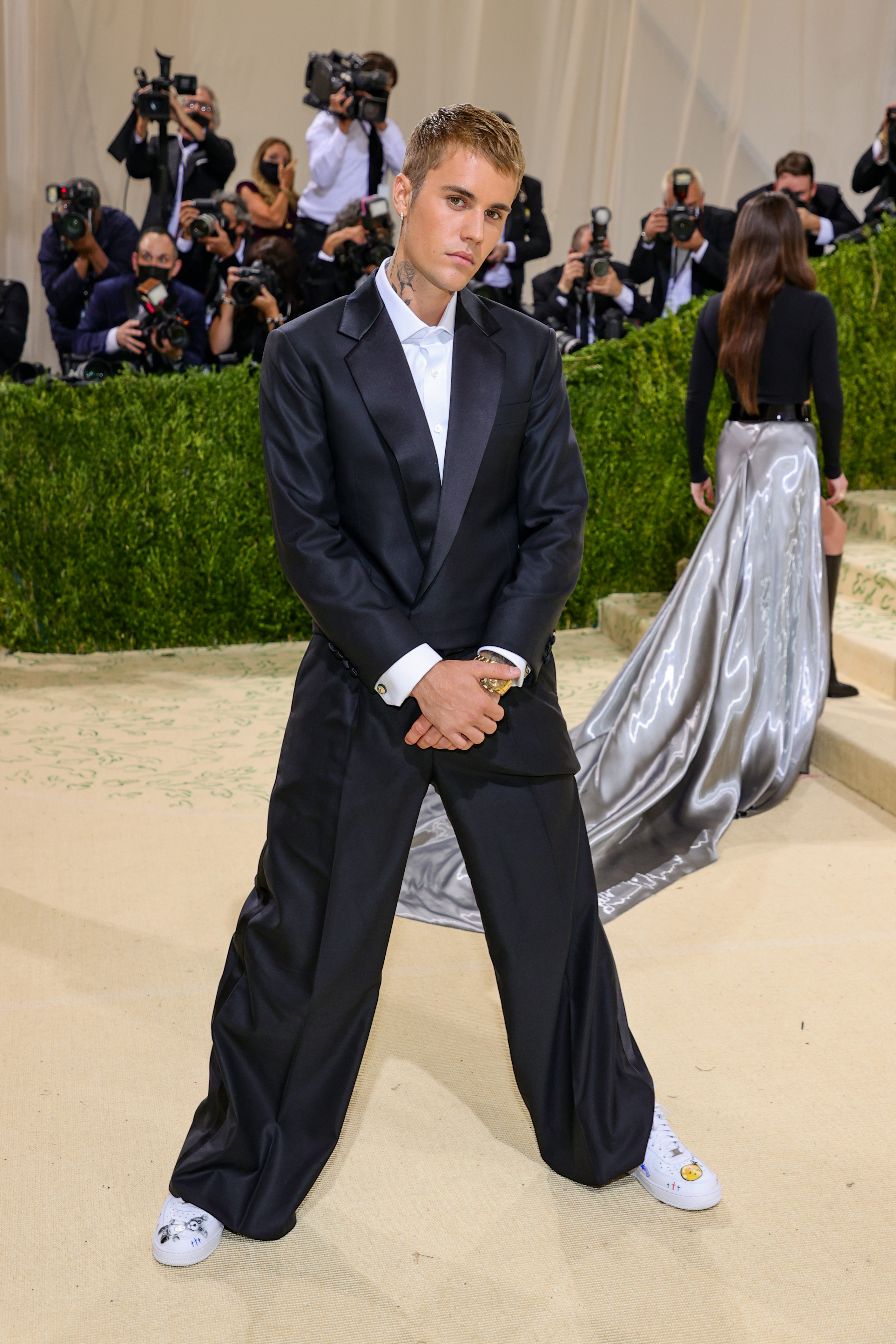 Justin Bieber at the 2021 Met Gala on September 13 in New York. | Source: Getty Images