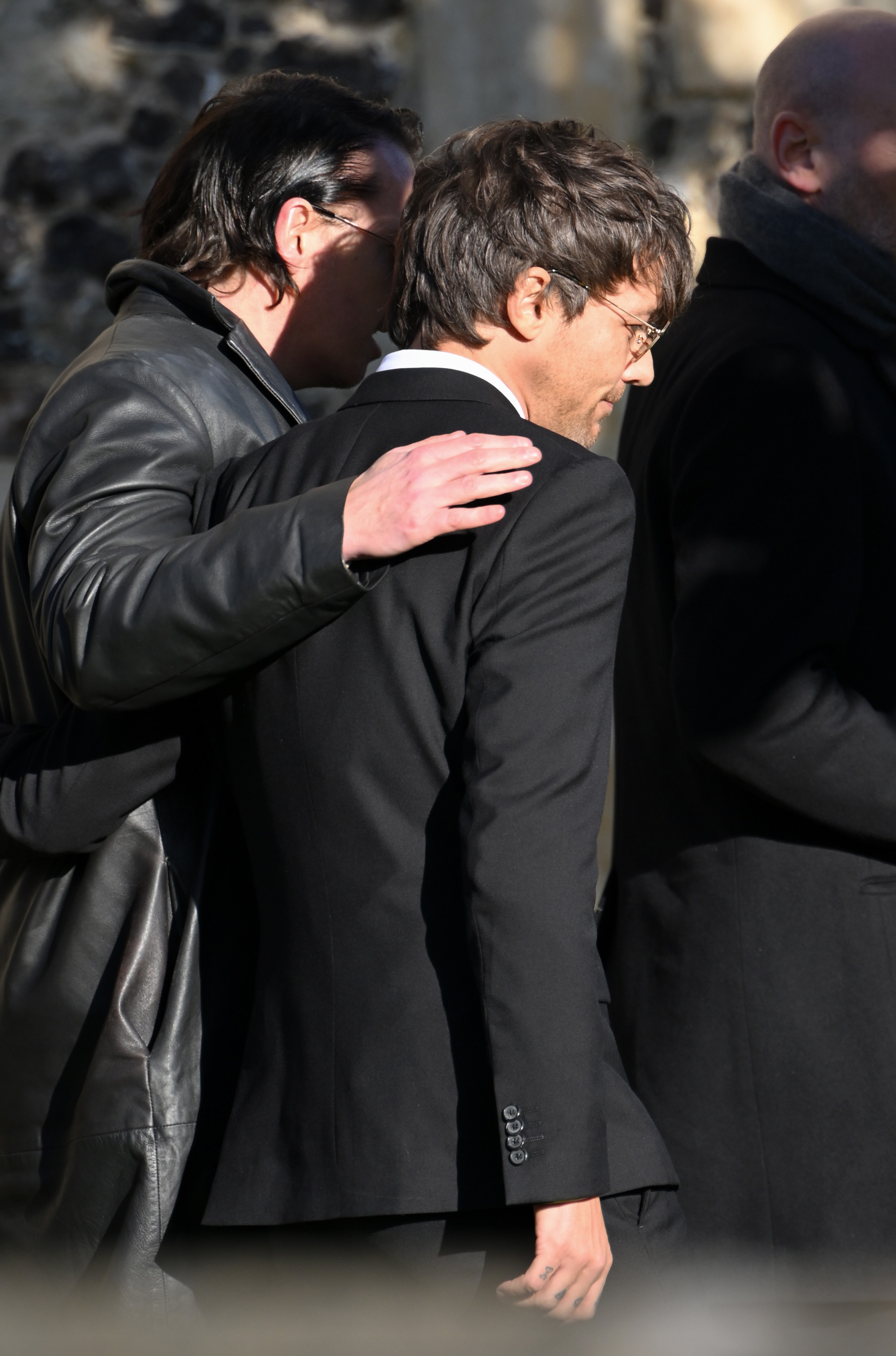 Louis Tomlinson at Liam Payne's funeral on November 20, 2024 in Amersham, England. | Source: Getty Images