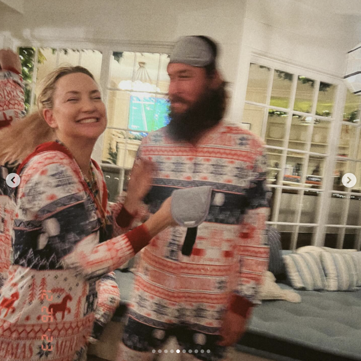 Kate Hudson and Danny Fujikawa during the holidays, dated December 2023 | Source: Instagram/KateHudson