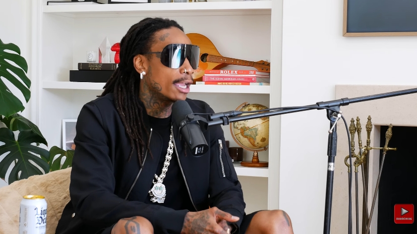 Wiz Khalifa speaks about his career and creative journey during an appearance on "And The Writer Is..." | Source: YouTube/And The Writer Is...