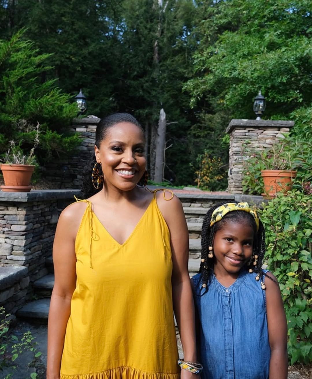 Sheinelle Jones and her daughter Clara Ojeh take a beautiful mother-and-daughter photo, from a post dated September 26, 2022. | Source: Instagram/sheinelle_o