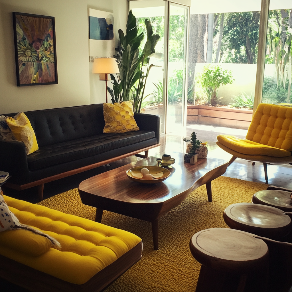 A bright living room | Source: Midjourney