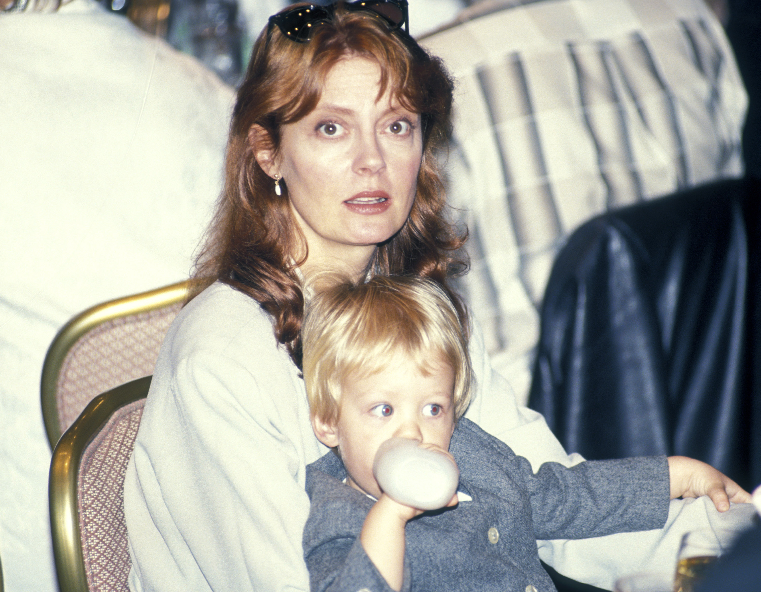 Susan Sarandon and Jack Henry Robbins at the 6th Annual IFP/West Independent Spirit Awards in Beverly Hills, California in 1991 | Source: Getty Images