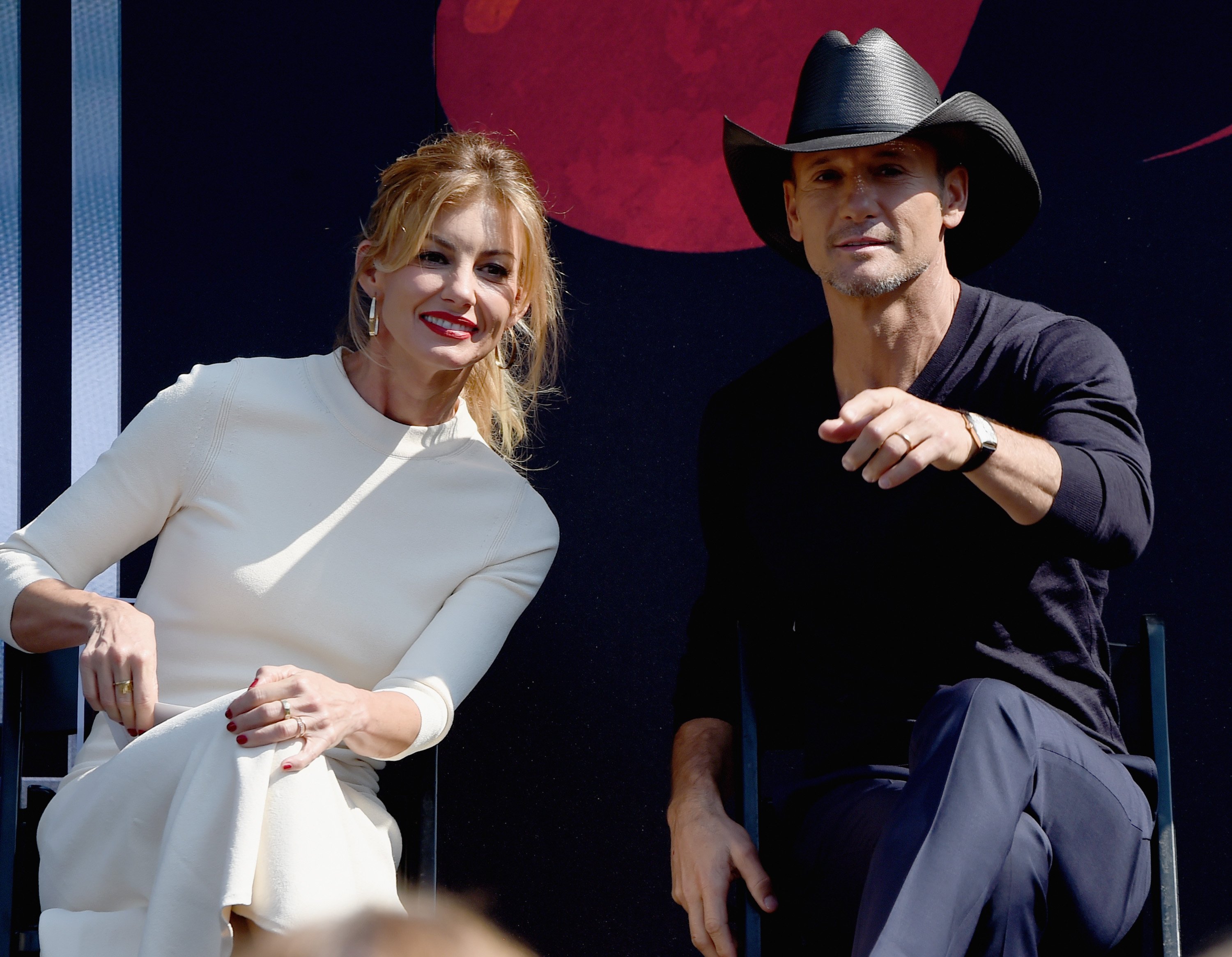 Faith Hill And Tim McGraw during the Nashville Music City Walk Of Fame Induction Ceremony at Nashville Music City Walk of Fame on October 5, 2016, in Nashville, Tennessee. | Source: Getty Images
