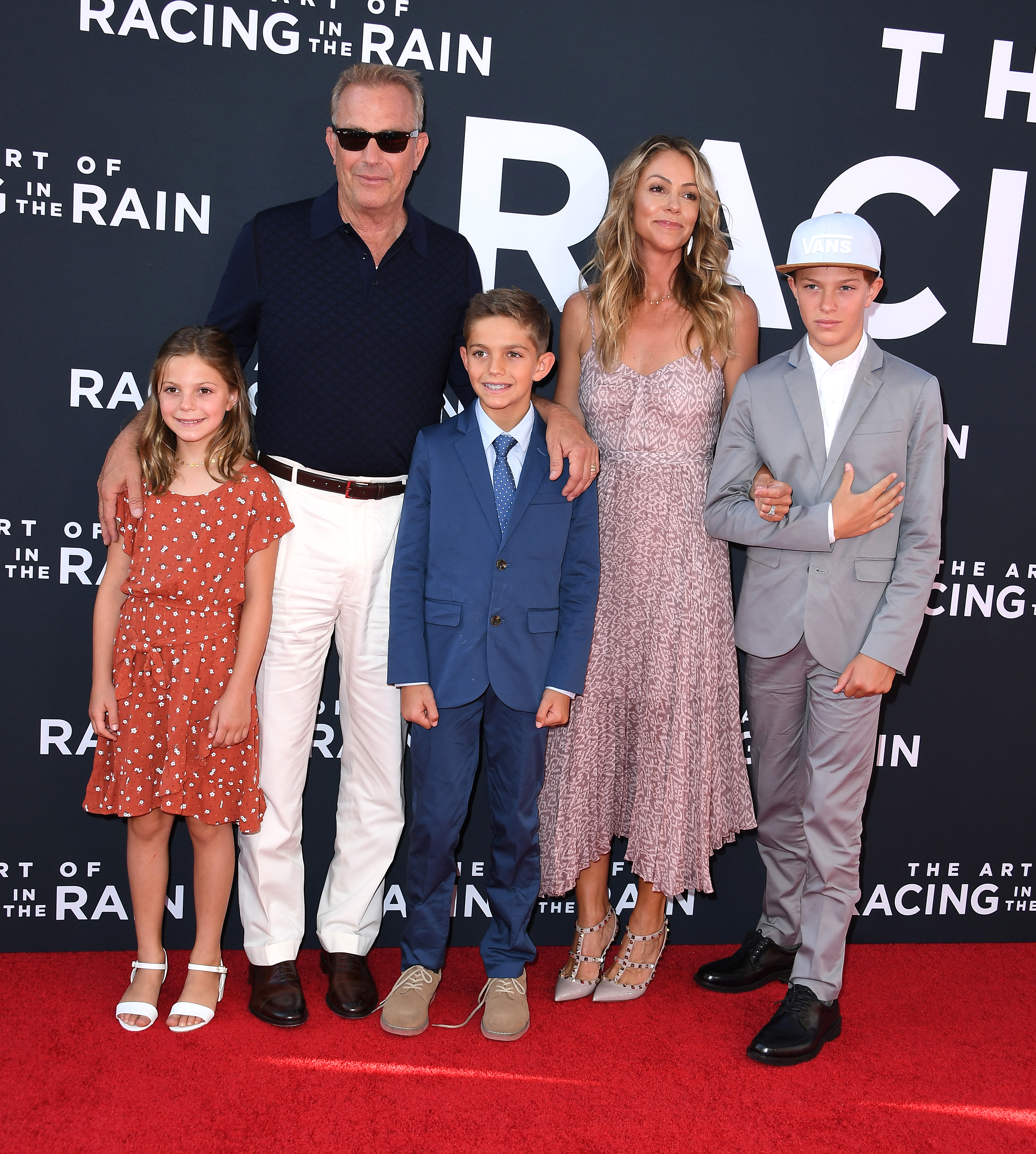 Kevin Costner at the premiere of 20th Century Fox's "The Art of Racing In The Rain" at El Capitan Theatre on August 01, 2019 in Los Angeles, California | Source: Getty Images