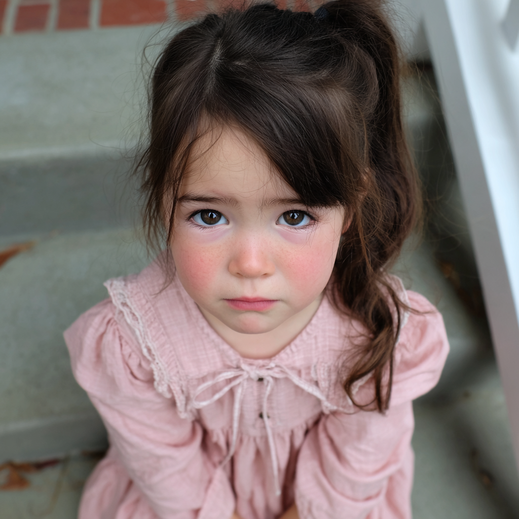 An emotional little girl | Source: Midjourney