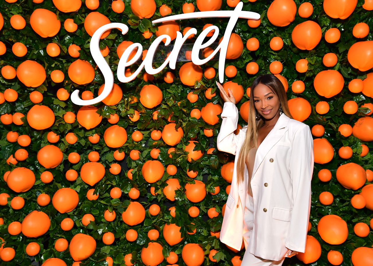 Malika Haqq during the "Secret with Essential Oils" launch party at Villa 2024 on October 01, 2019 in Beverly Hills, California. | Source: Getty Images