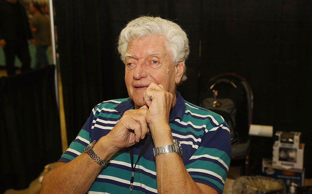 British actor David Prowse, the man behind the mask of Darth Vader, at the Magic City Comic Con in Miami, Florida | Photo: Aaron Davidson/WireImage