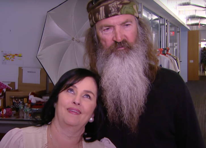 Katy and Phil Robertson during an interview, dated May 2025 | Source: YouTube/EntertainmentTonight