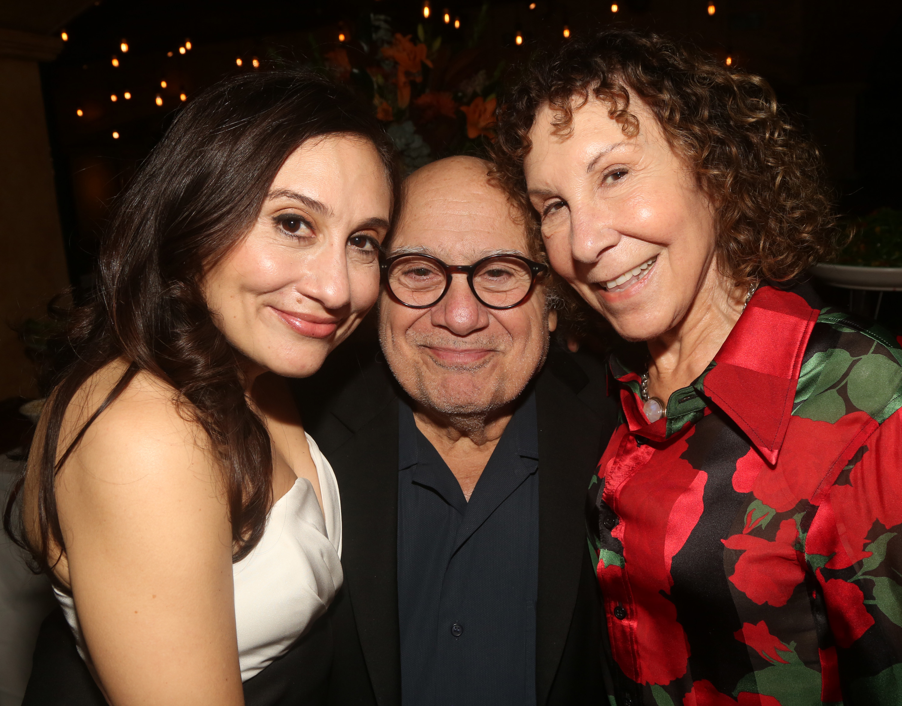 Lucy DeVito, Danny DeVito and Rhea Perlman at the opening night after party for the new play "I Need That" on Broadway at Bond 45 on November 2, 2023 in New York City. | Source: Getty Images