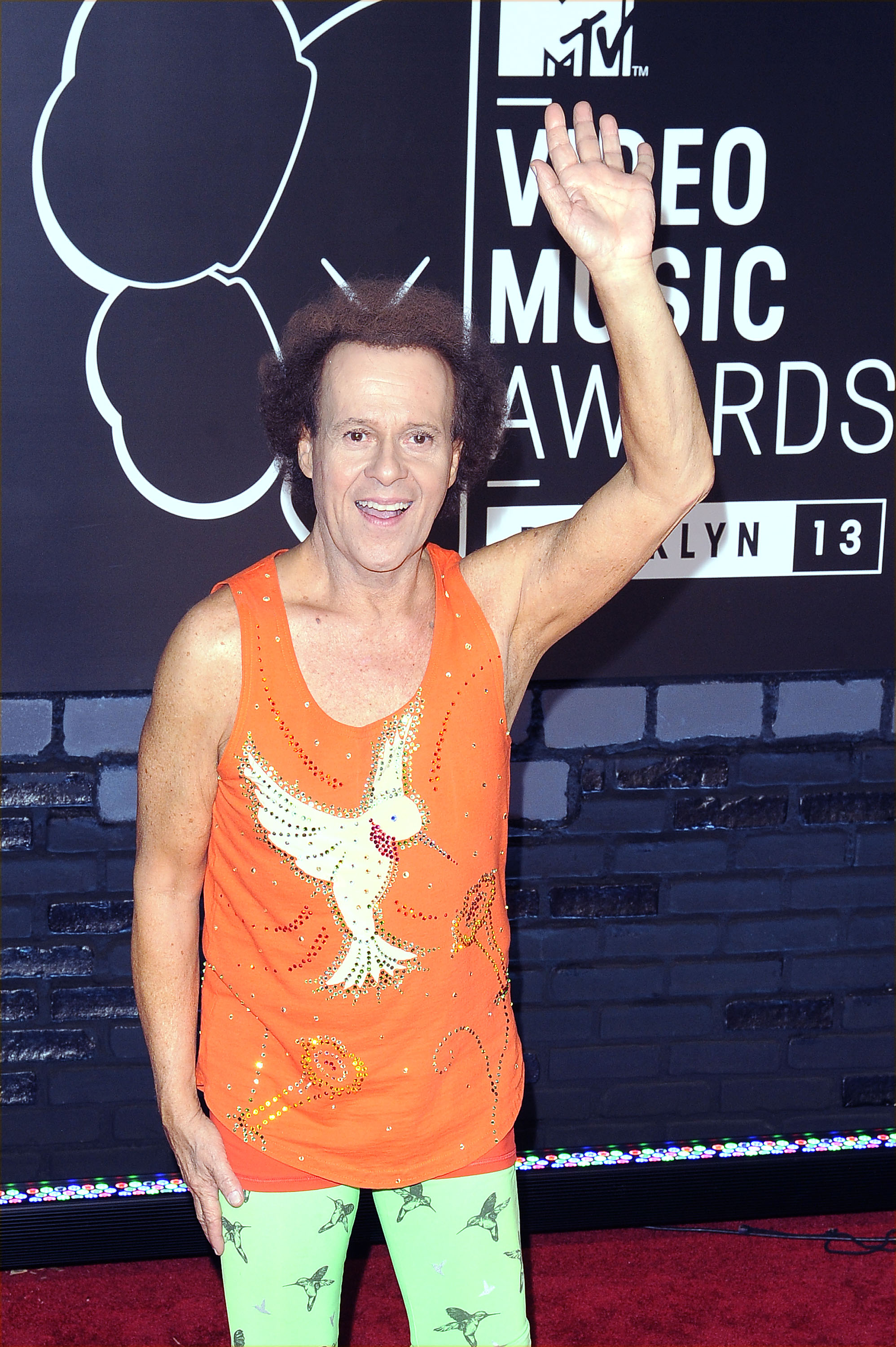 Richard Simmons at the 2013 MTV Video Music Awards, Barclays Center, Brooklyn, on August 25, 2013 | Source: Getty Images