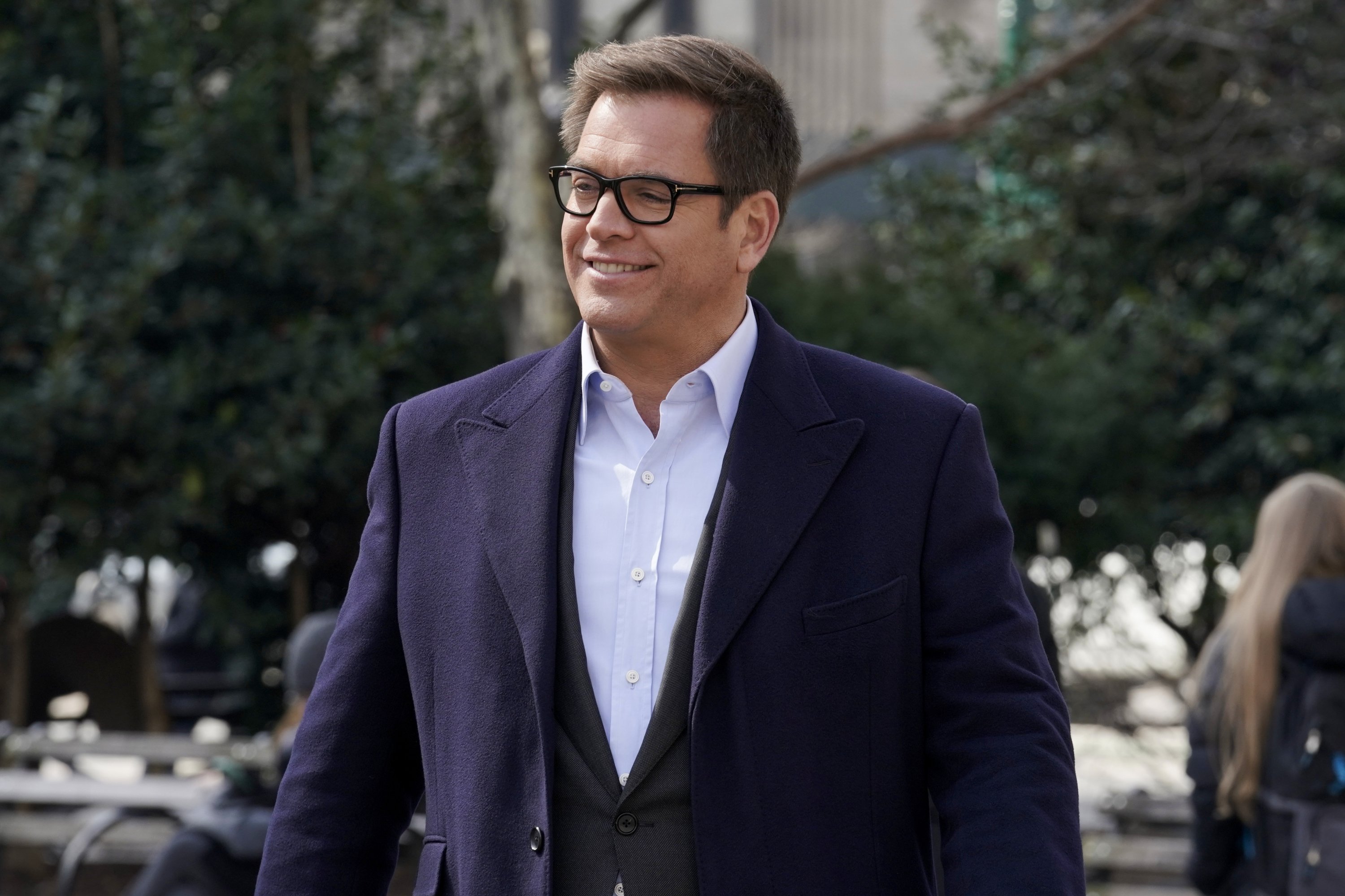 Michael Weatherly on the set of "Bull" | Source: Getty Images