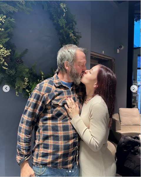 Tom Green and Amanda share their engagement news, from a post dated December 22, 2024 | Source: Instagram/tomgreen