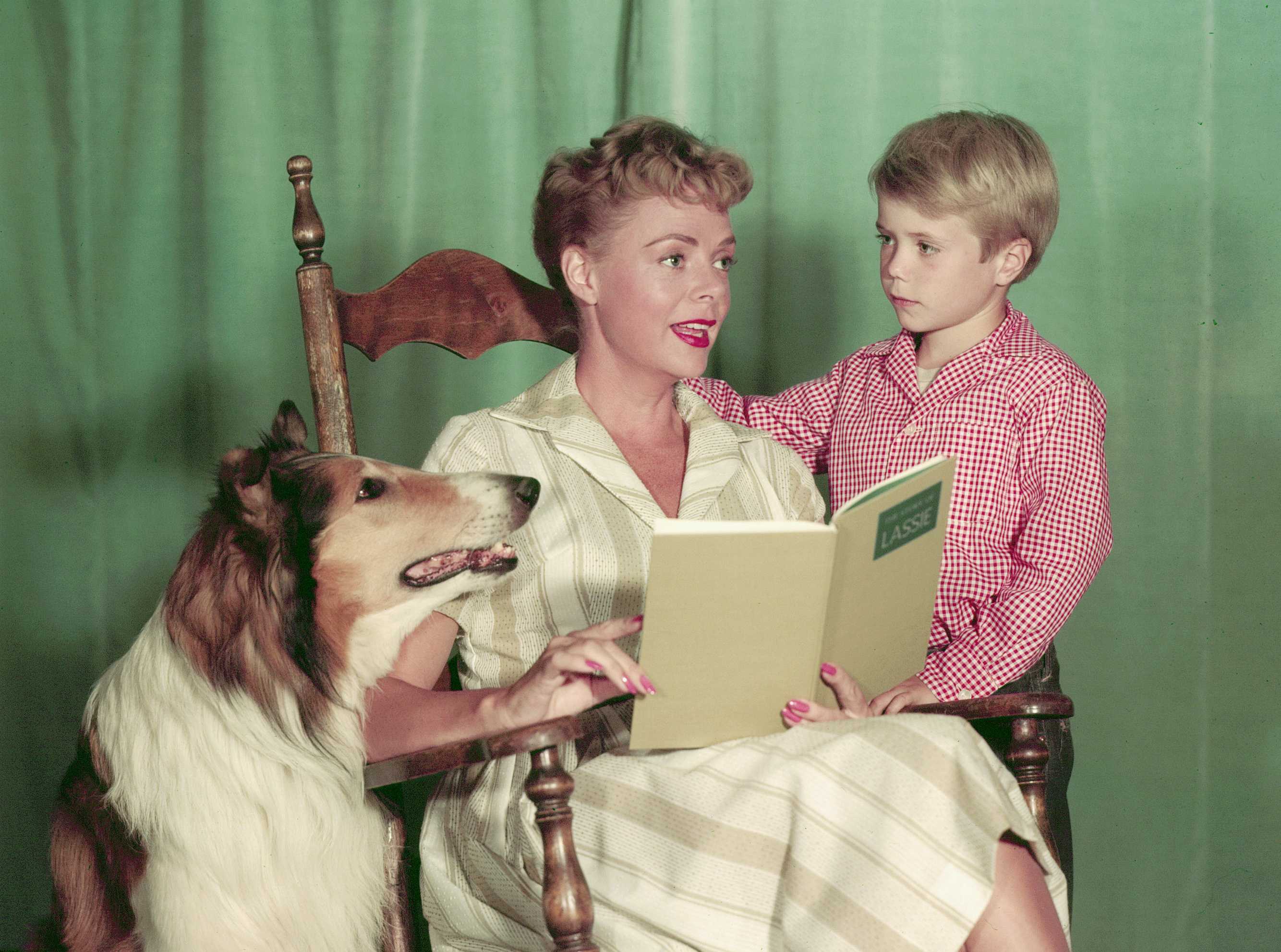 June Lockhart and Jon Provost on "Lassie" in 1960 | Source: Getty Images