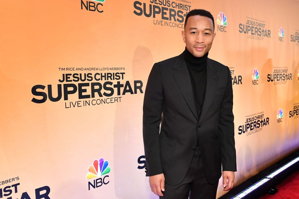 John Legend at NBC's "Jesus Christ Superstar" press junket at the Church of St. Paul the Apostle on February 27, 2018 in New York City | Photo: Getty Images