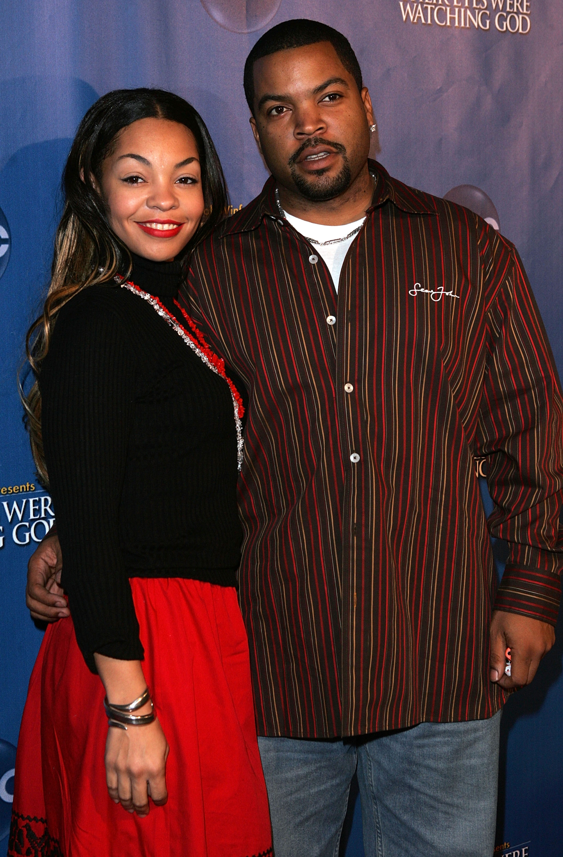 Kimberly Woodruff and Ice Cube at the premiere of "Their Eyes Were Watching God" in Hollywood, California on March 2, 2005. | Source: Getty Images