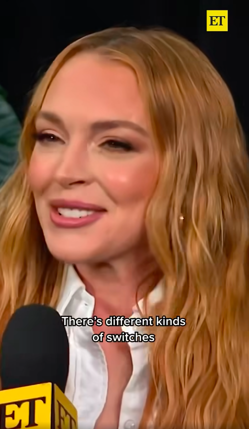 Lindsay Lohan talking about "Freakier Friday," posted on August 10, 2024 | Source: Facebook/Entertainment Tonight