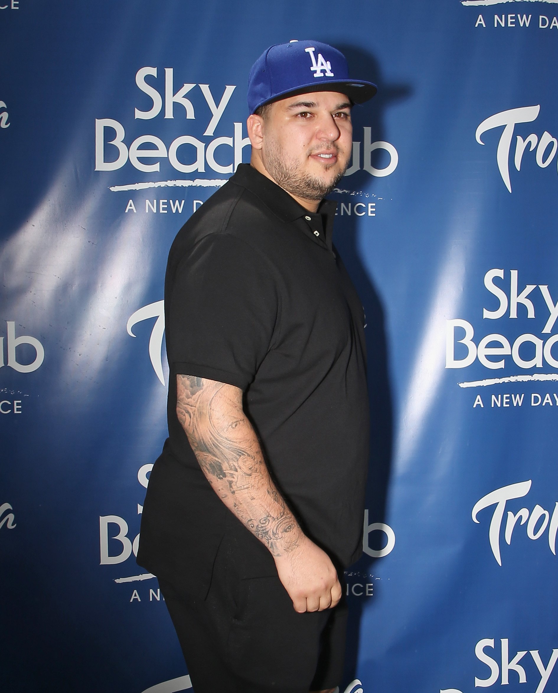 Rob Kardashian attending the Sky Beach Club at the Tropicana Las Vegas on May 28, 2016. | Photo: Getty