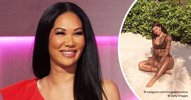 Kimora Lee Simmons' Daughter Flaunts Her Figure in a Khaki Swimsuit Wh...